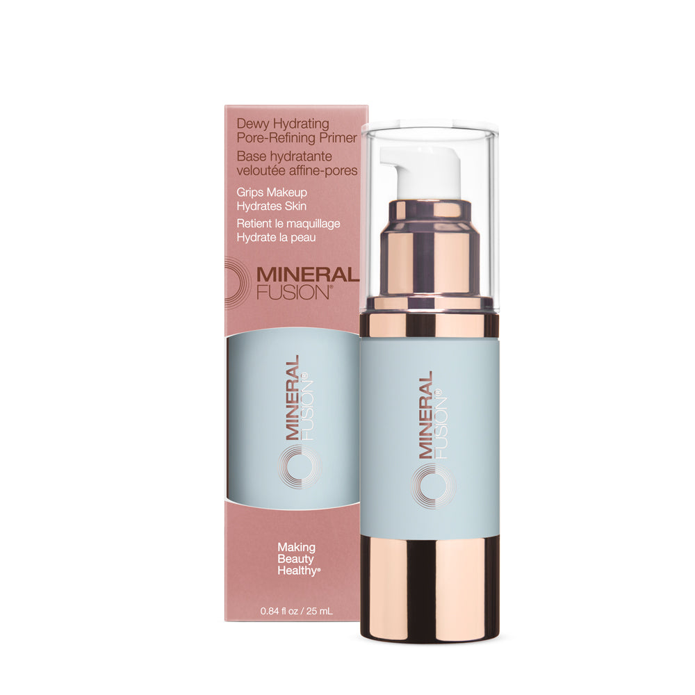Mineral Fusion Dewy Hydrating Pore-Refining Primer with Ectoin, Aloe and Golden Seaweed, 25ml
