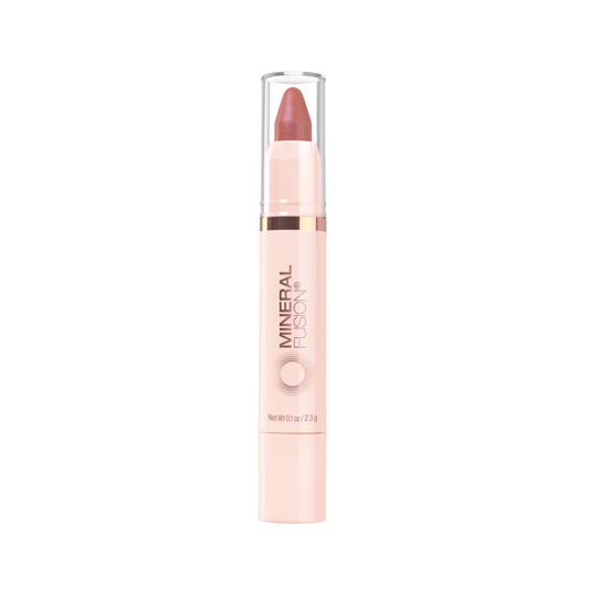 Mineral Fusion Sheer Moisture Lip Tint with Shea, Coconut Oil and Peptide, 6 Shades, 3g - Resilient
