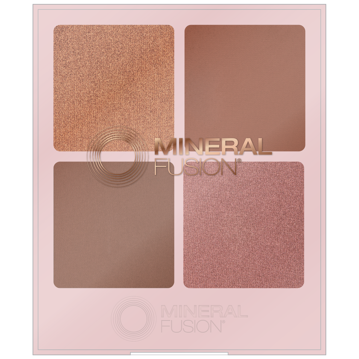 Mineral Fusion Complexion Palette Nightlife, Highlighter, Blush and Bronzers, 4 Shades, 12.8g