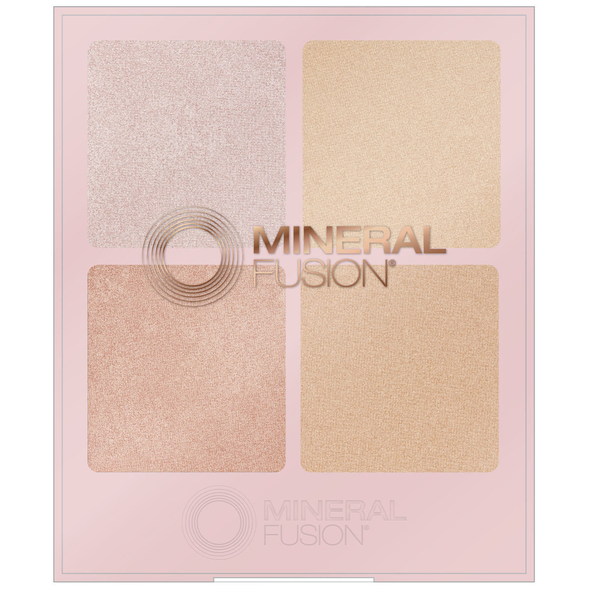 Mineral Fusion Highlighter Palette Stargazing, 4 Gleaming Highlighters, 12.8g