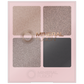 Mineral Fusion Eye Shadow Palette, 4 Talc-Free Shimmer and Satin Shades with White Tea and Aloe, 8 Palettes, 7.2g - Rock Show