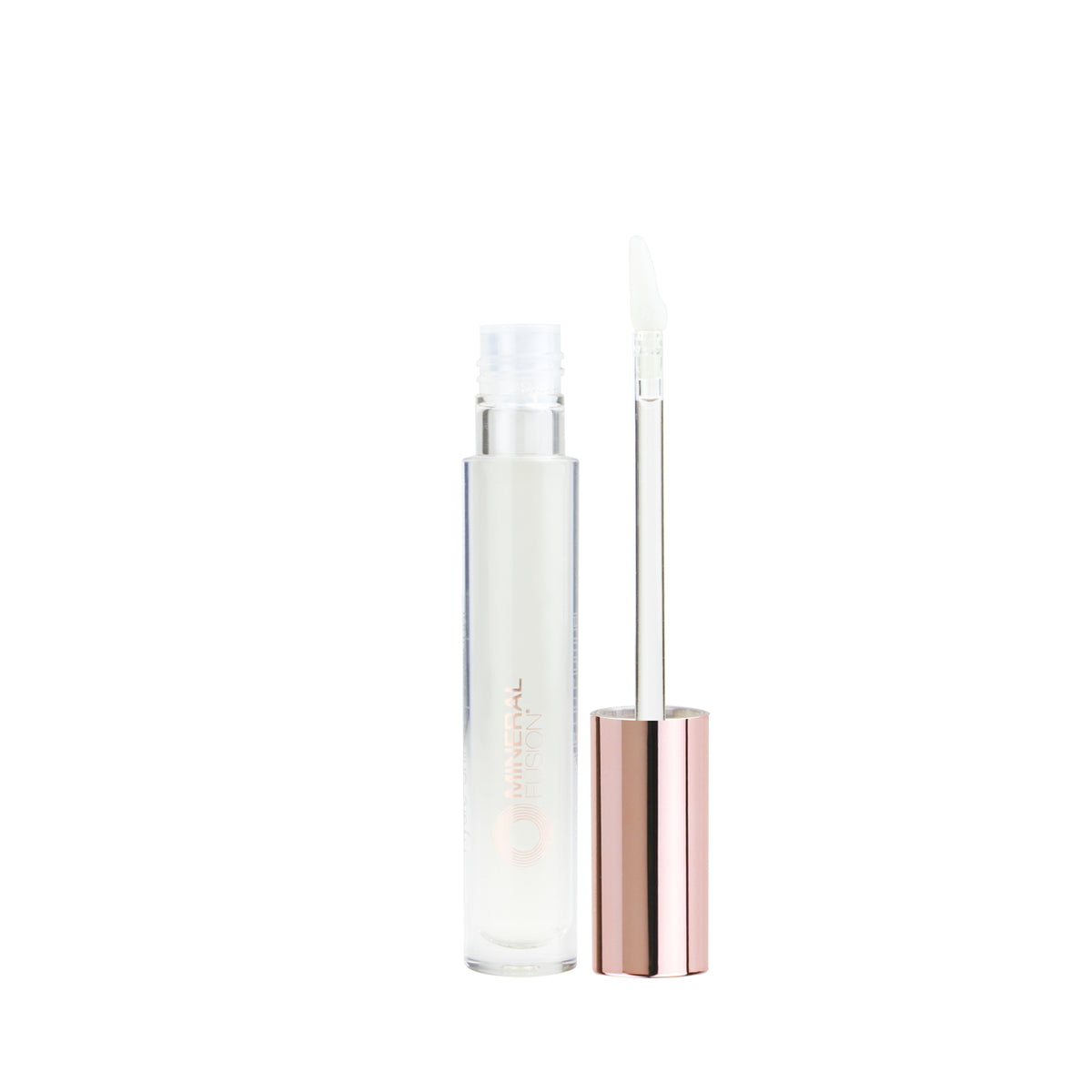 Mineral Fusion Hydro-Shine Lip Plumper, Clear Gloss with Hyaluronic Acid and Vitamin E, 4.5ml