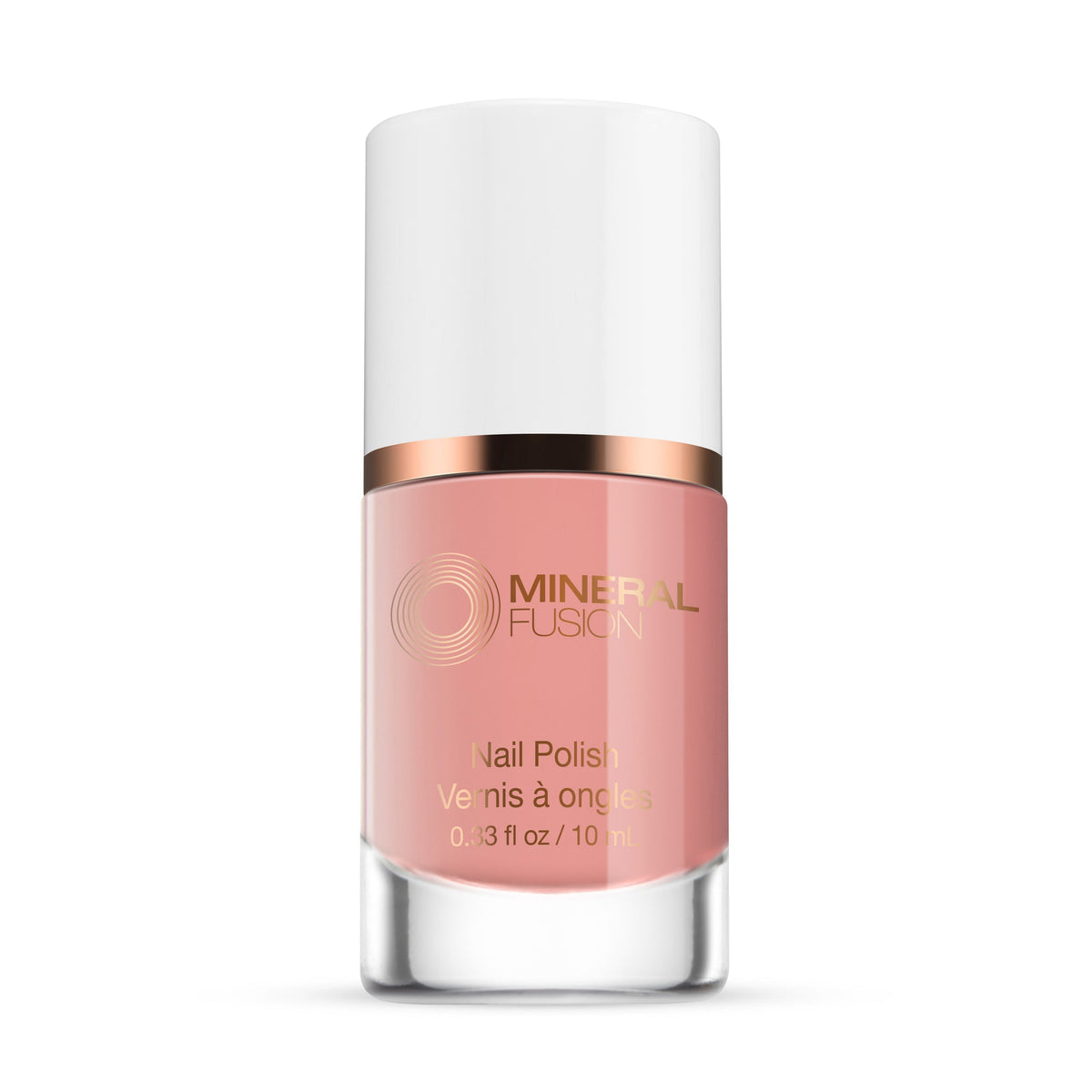 Mineral Fusion Nail Polish, Long-Wearing Glossy Colour, 34 Shades, 10ml - Pretty in Pink