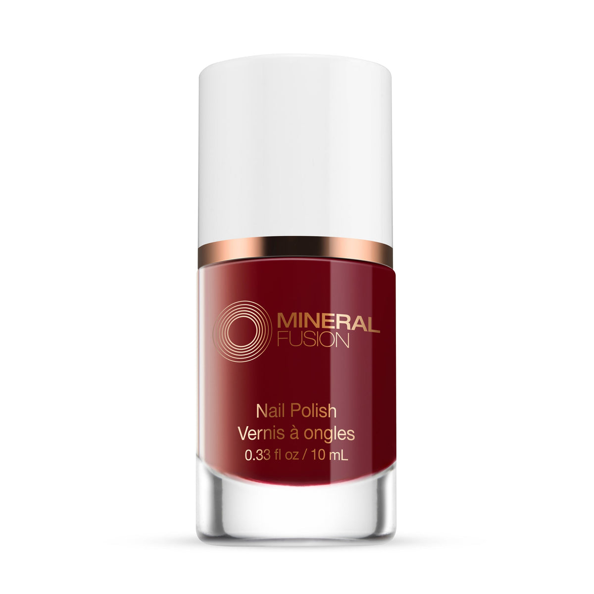 Mineral Fusion Nail Polish, Long-Wearing Glossy Colour, 34 Shades, 10ml - Heart Throb
