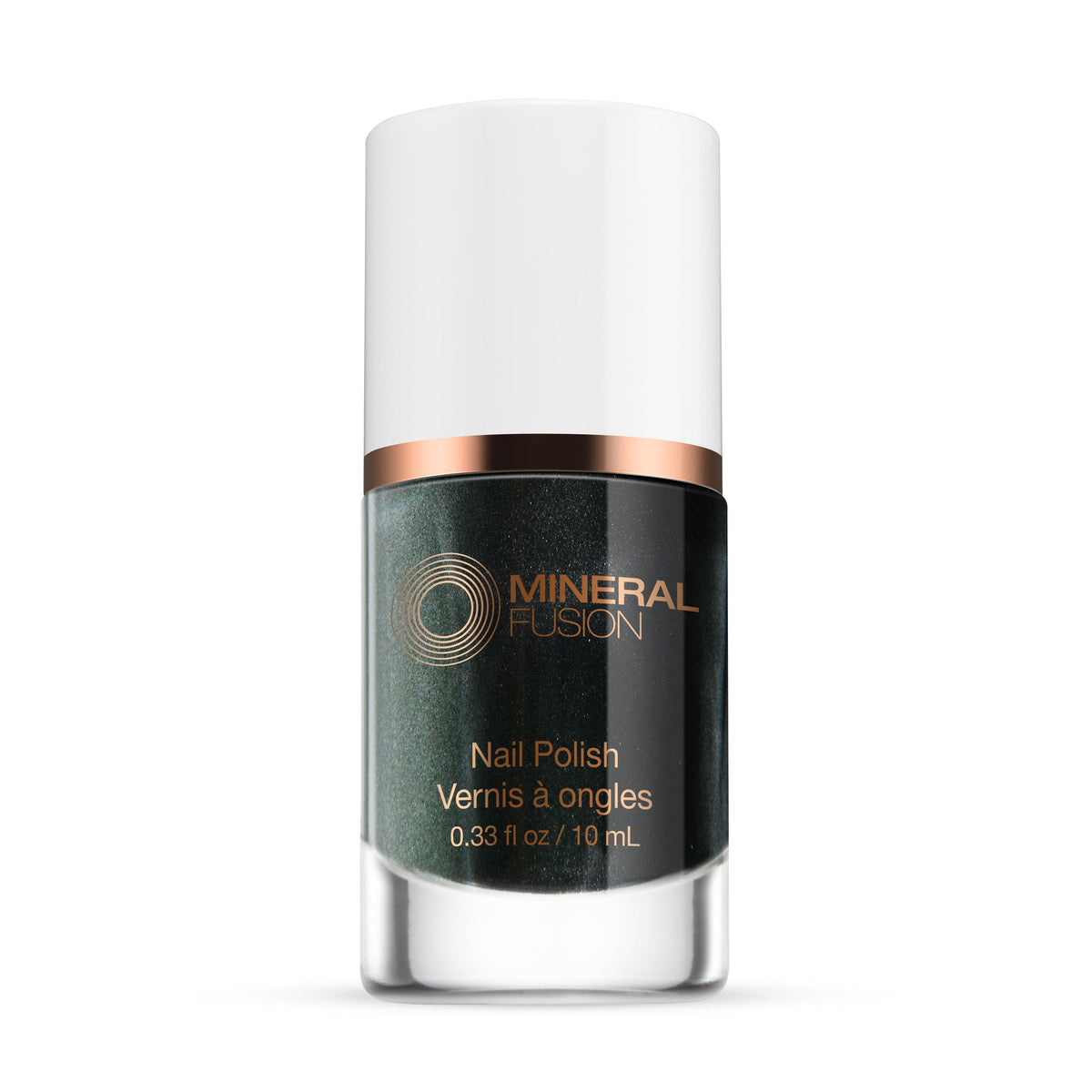 Mineral Fusion Nail Polish, Long-Wearing Glossy Colour, 34 Shades, 10ml - Smoke & Mirrors