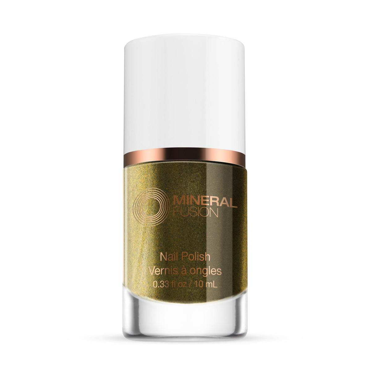 Mineral Fusion Nail Polish, Long-Wearing Glossy Colour, 34 Shades, 10ml - Gold Rush