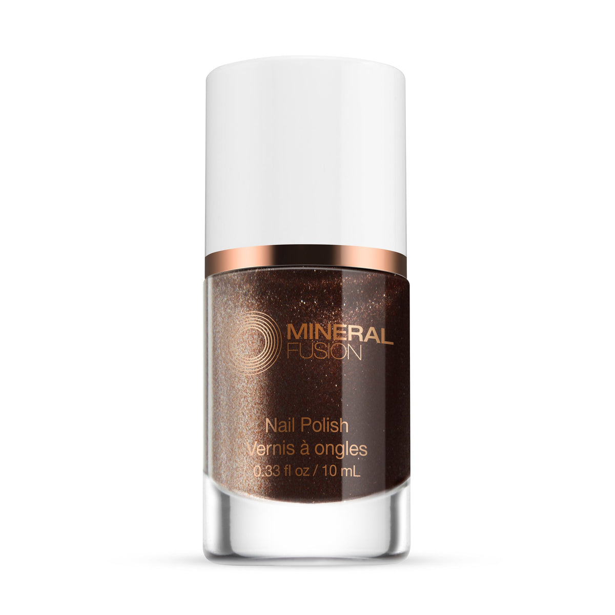 Mineral Fusion Nail Polish, Long-Wearing Glossy Colour, 34 Shades, 10ml - Rose All Day