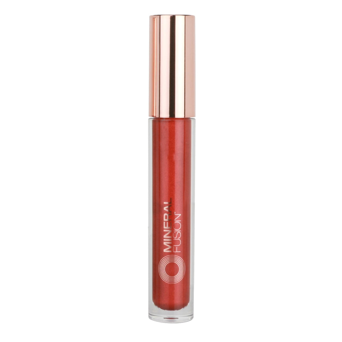 Mineral Fusion Hydro-Shine Lip Gloss, Vegan, with Vitamin E and Sunflower Oil, 13 Shades, 5ml - Florence