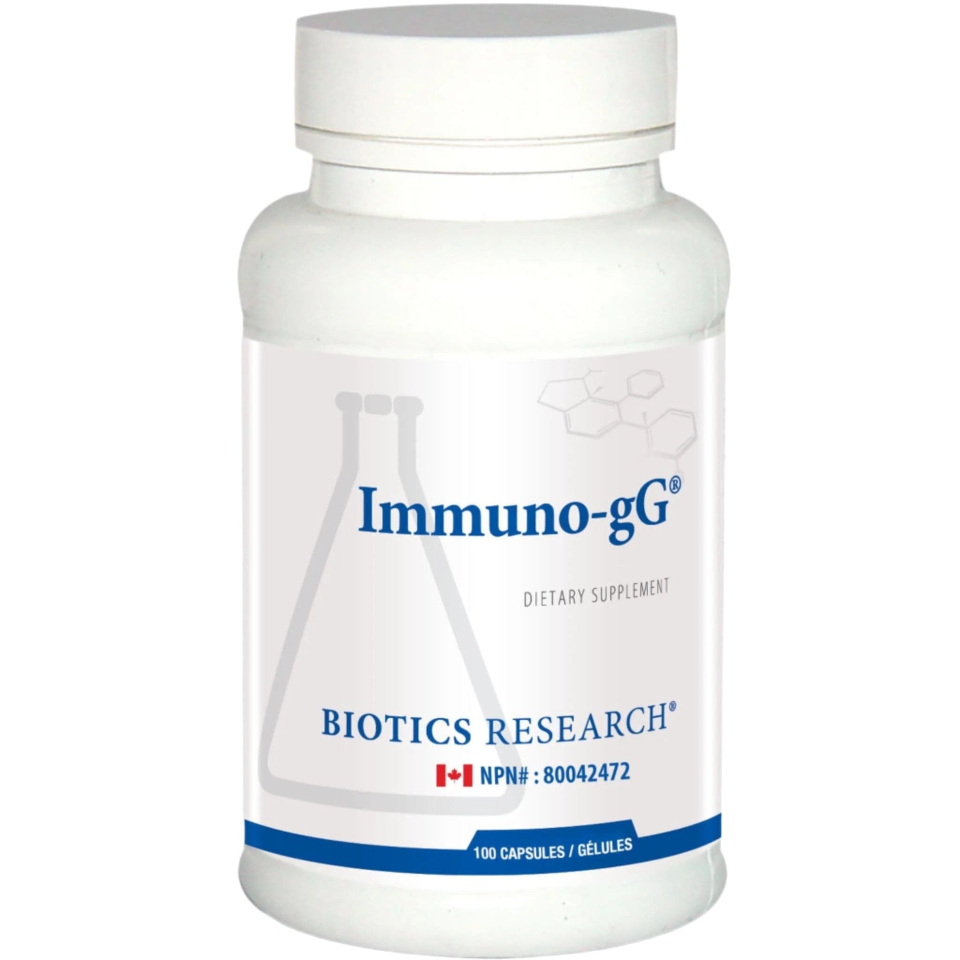 100 Capsules | Biotics Research Immuno-gG