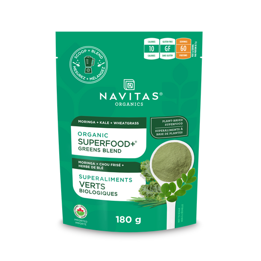 179g | Navitas Organics Superfood+ Greens Blend 179g