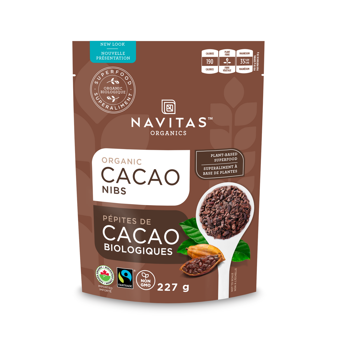 227g | Navitas Organics Cacao Nibs 227g