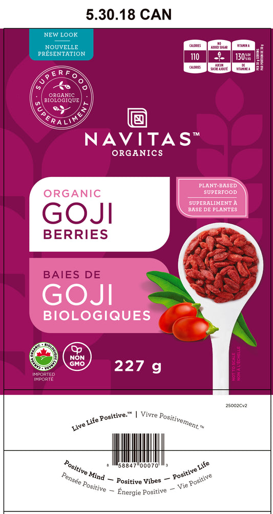 227g | Navitas Organics Goji Berries 227g