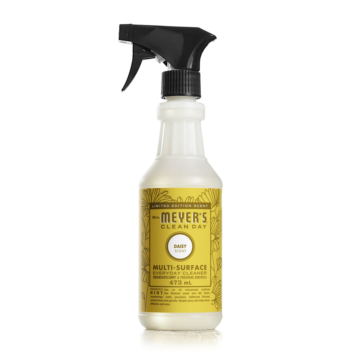 Mrs. Meyer's Clean Day Multi-Surface Everyday Cleaner Spray, 22 Garden Scents, 473ml - Daisy