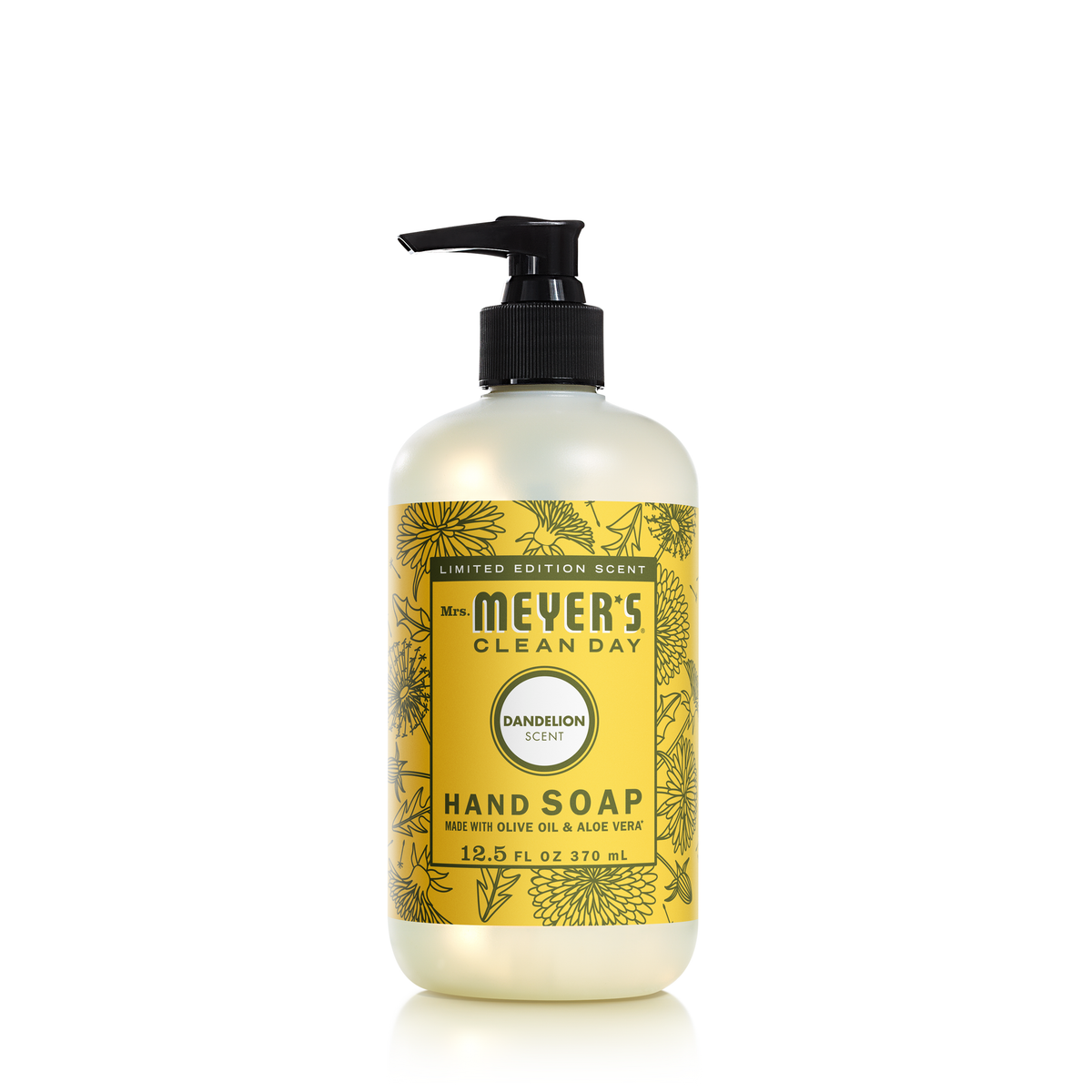 Mrs. Meyer's Clean Day Liquid Hand Soap, 22 Garden Scents, 370ml - Dandelion