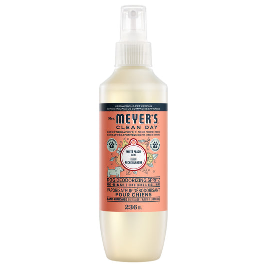Mrs. Meyer's Clean Day Dog Deodorizing Spritz, White Peach or Sweet Chamomile, 236ml - White Peach