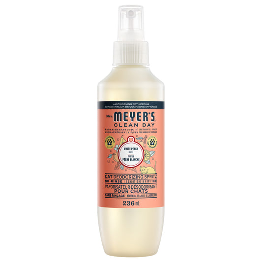 Mrs. Meyer's Clean Day Cat Deodorizing Spritz, White Peach or Sweet Chamomile, 236ml - White Peach