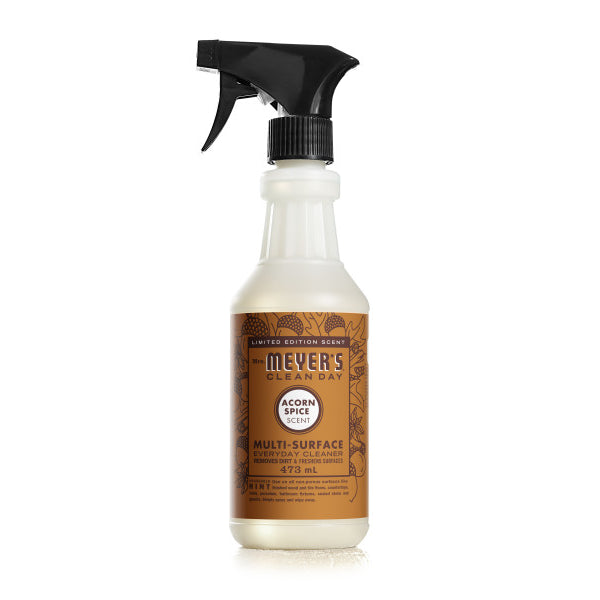 Mrs. Meyer's Clean Day Multi-Surface Everyday Cleaner Spray, 22 Garden Scents, 473ml - Acorn Spice