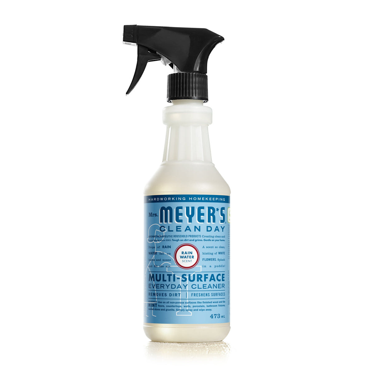 Mrs. Meyer's Clean Day Multi-Surface Everyday Cleaner Spray, 22 Garden Scents, 473ml - Rain Water