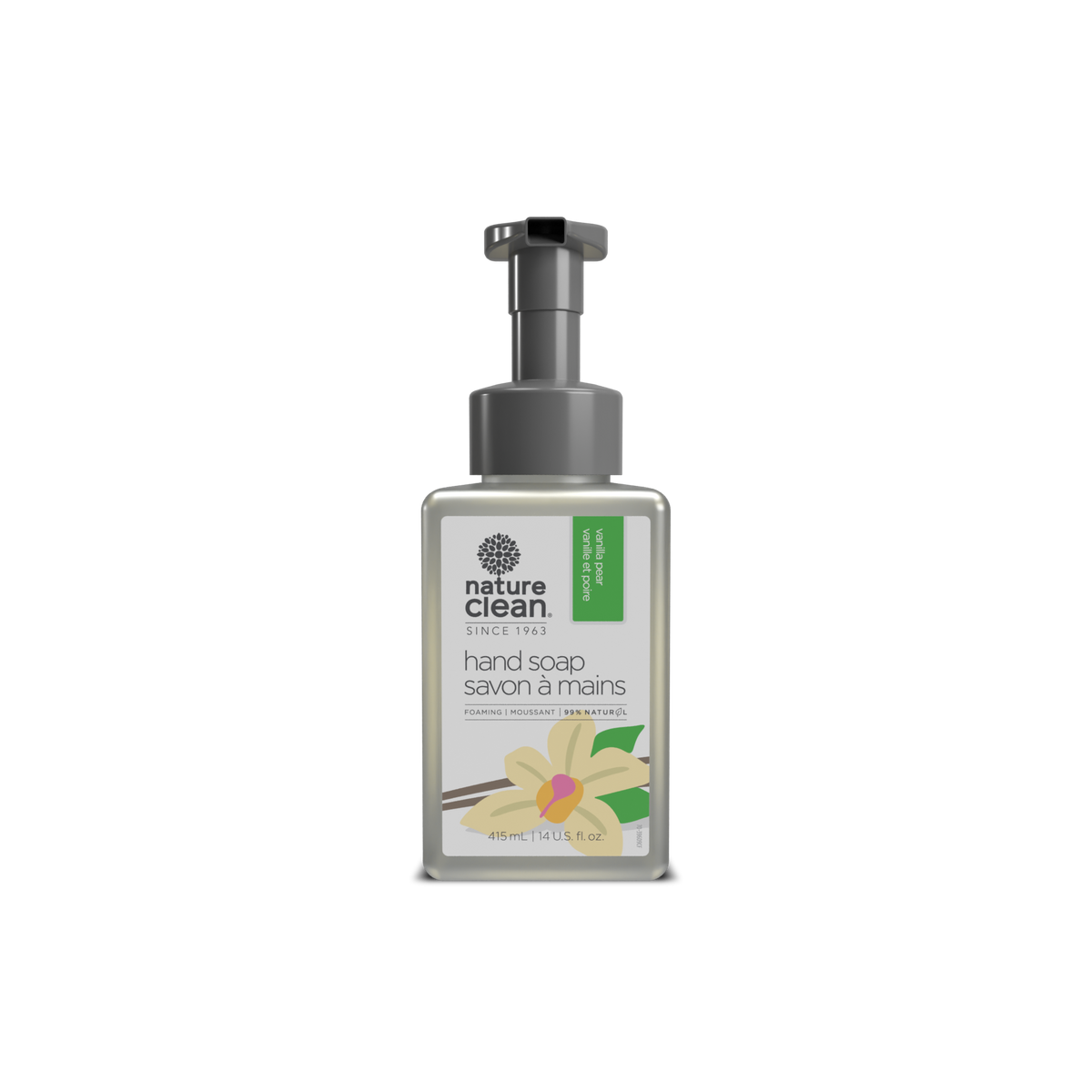 Nature Clean Foaming Hand Soap with Glycerin, Lavender Moon or Vanilla Pear, 415ml - Vanilla Pear