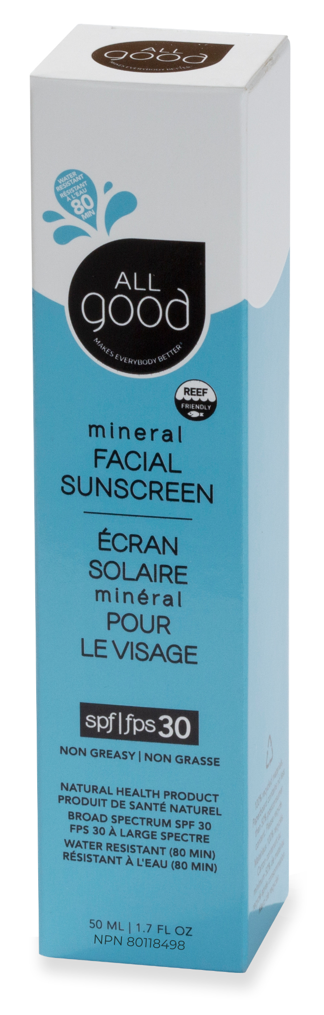 All Good SPF 30 Mineral Face Sunscreen Lotion - 50ml