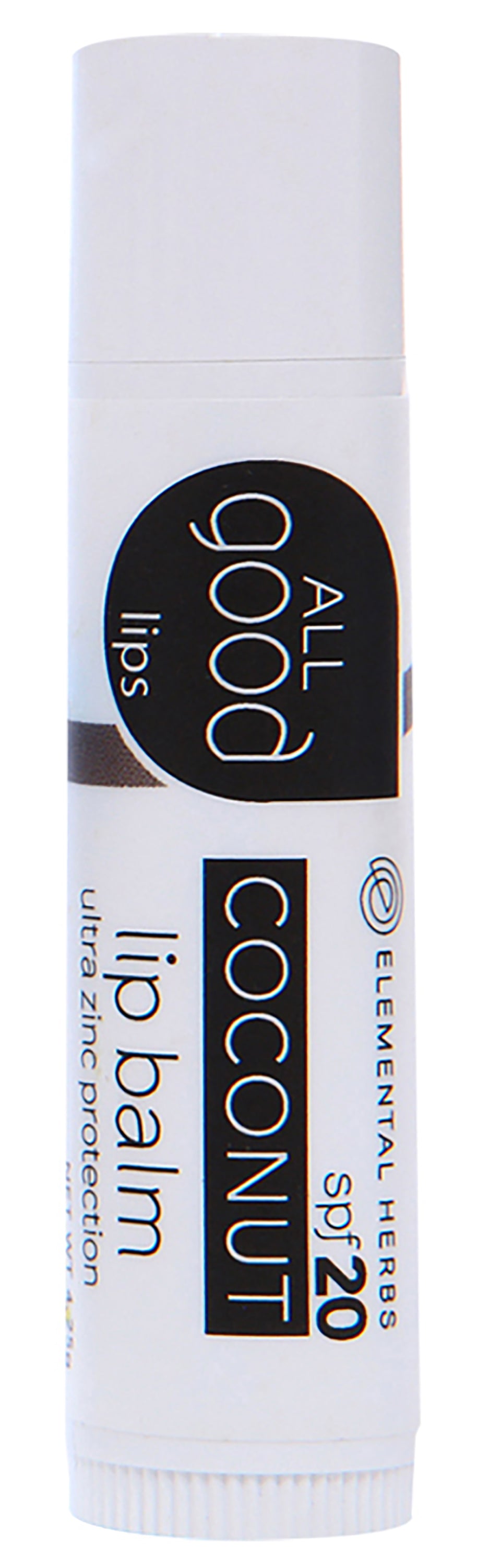 All Good SPF 20 Coconut Mineral Lip Balm - 18 x 4g Tubes