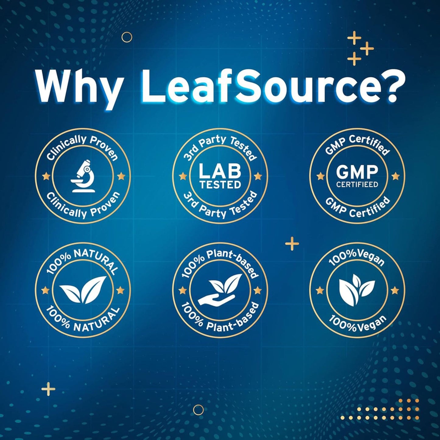100 Vegetable Capsules | LeafSource Cold Formula