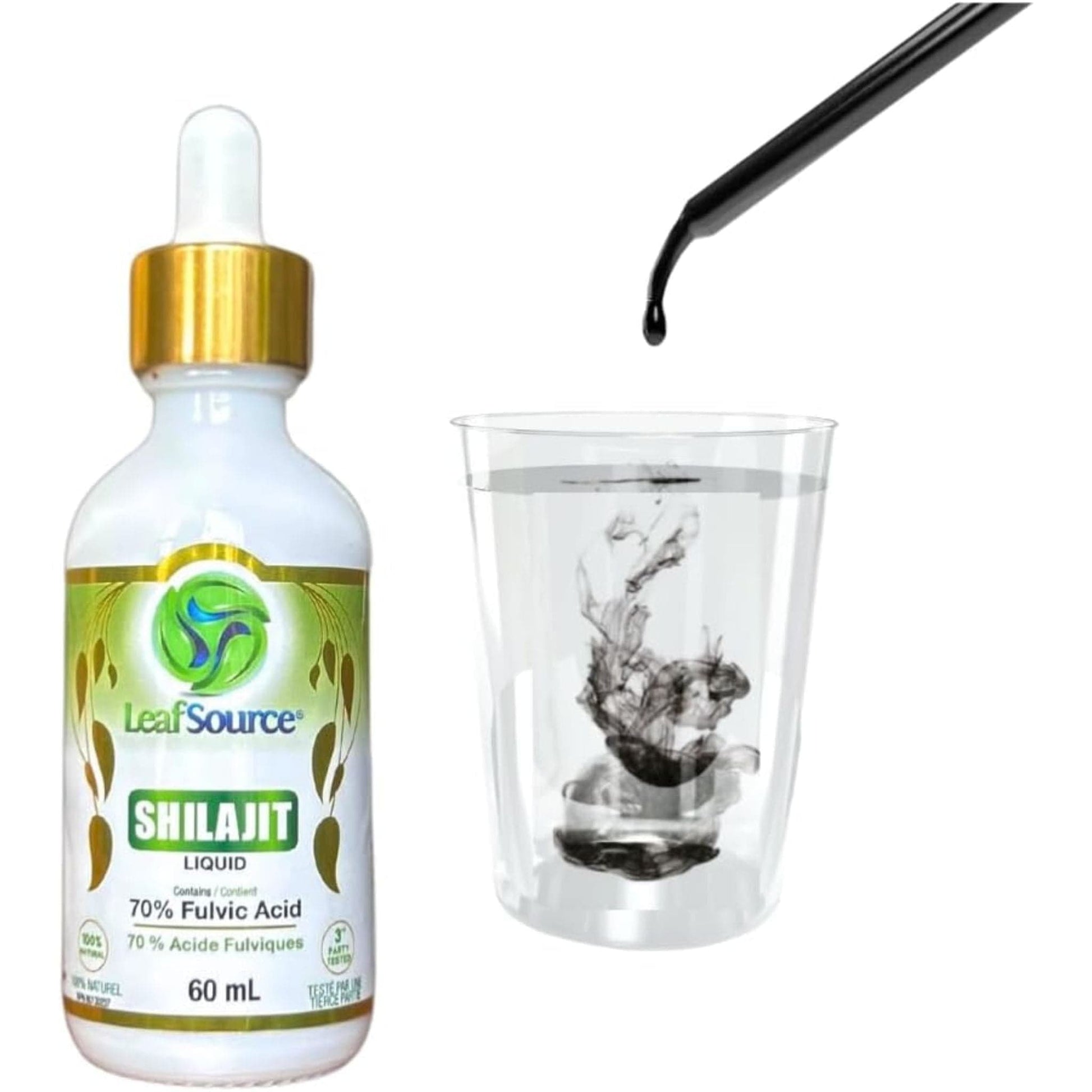 Neutral Taste, 60mL | Leaf Source Shilajit Premium Liquid