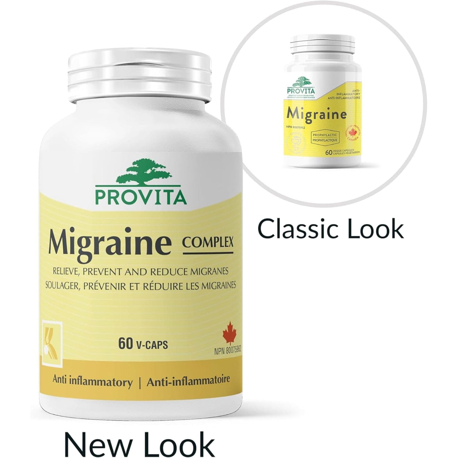 60 Vegetable Capsules | Provita Nutrition Migraine Complex
