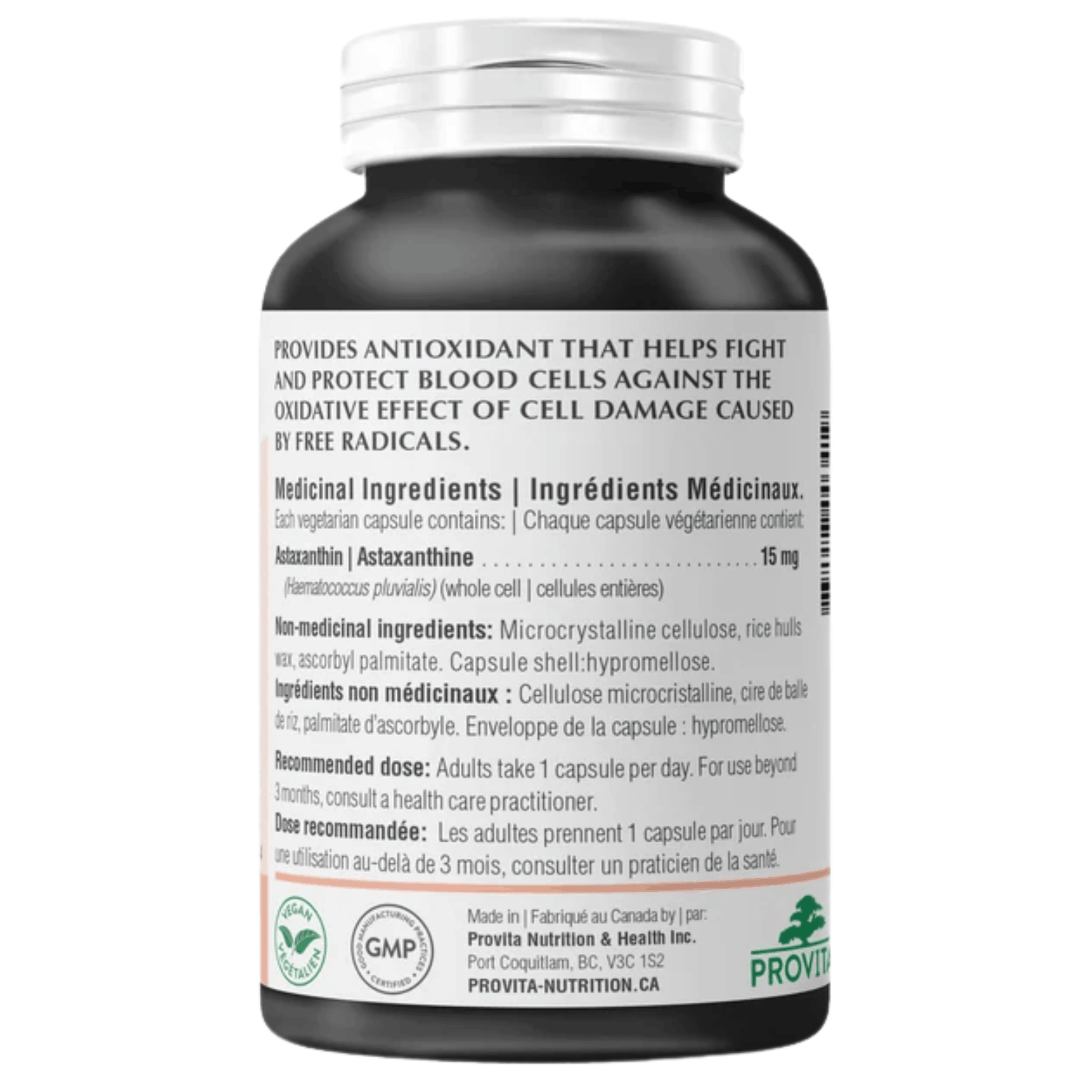 30 Vegetable Capsules | Provita Astaxanthin Forte