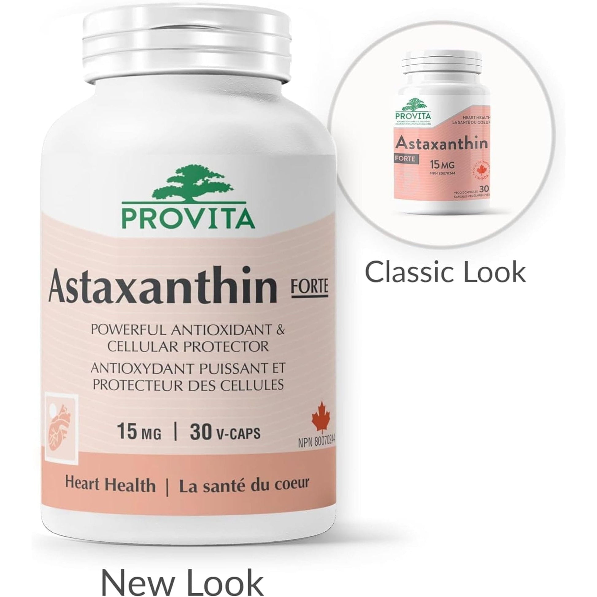 30 Vegetable Capsules | Provita Nutrition Astaxanthin Forte