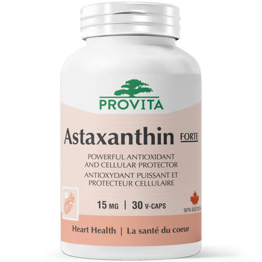 30 Vegetable Capsules | Provita Nutrition Astaxanthin Forte