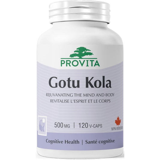 120 Vegetable Capsules | Provita Nutrition Gotu Kola 500 mg