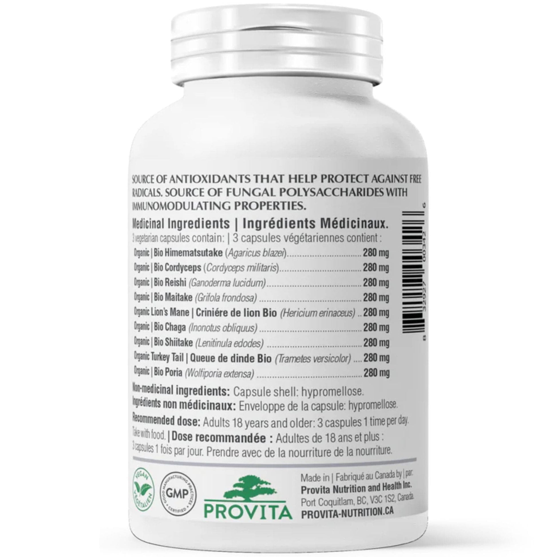 90 Vegetable Capsules | Provita Immune 9 Complex