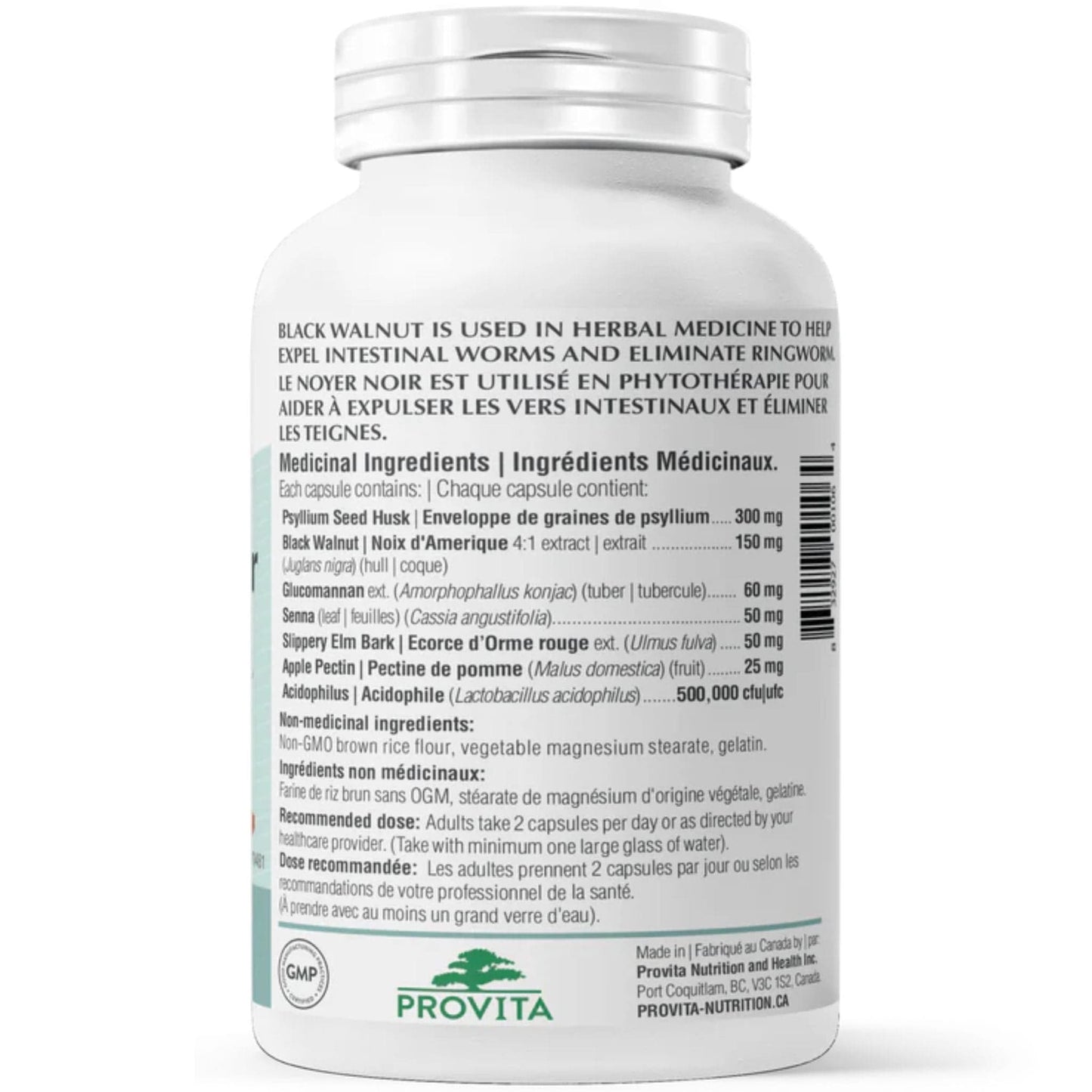 100 Capsules | Provita Nutrition Colon Cleanser