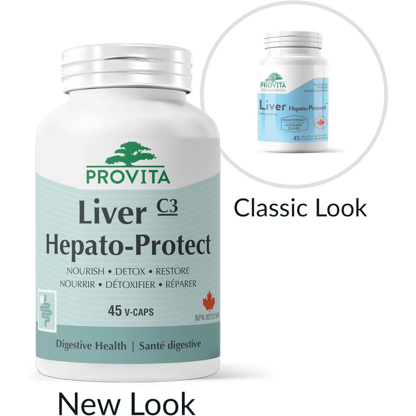 45 Vegetable Capsules | Provita Nutrition Liver Hepato-Protect