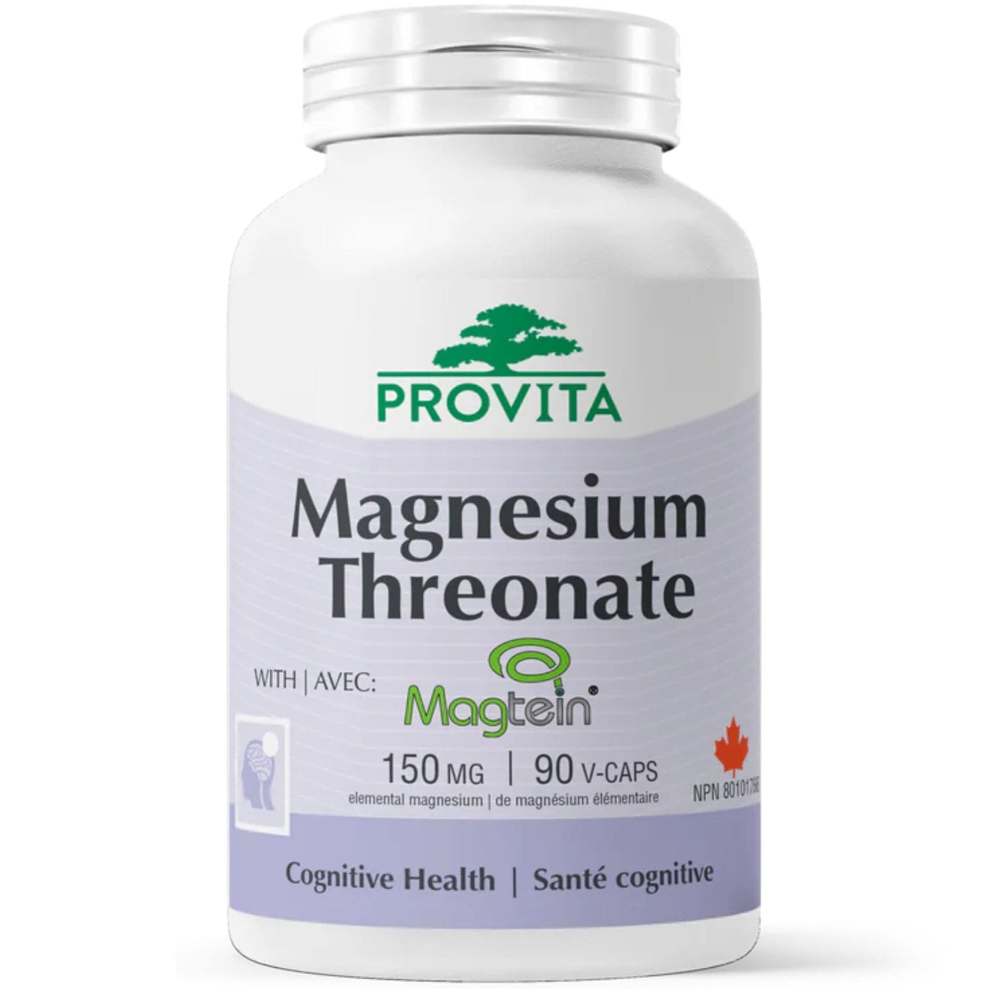 90 Vegetable Capsules | Provita Nutrition magnesium Threonate 150 mg