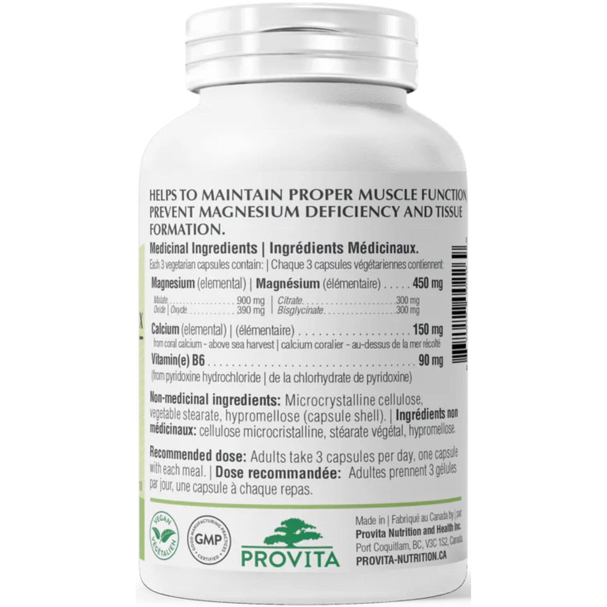 90 Vegetable Capsules | Provita Nutrition Magnesium Complex