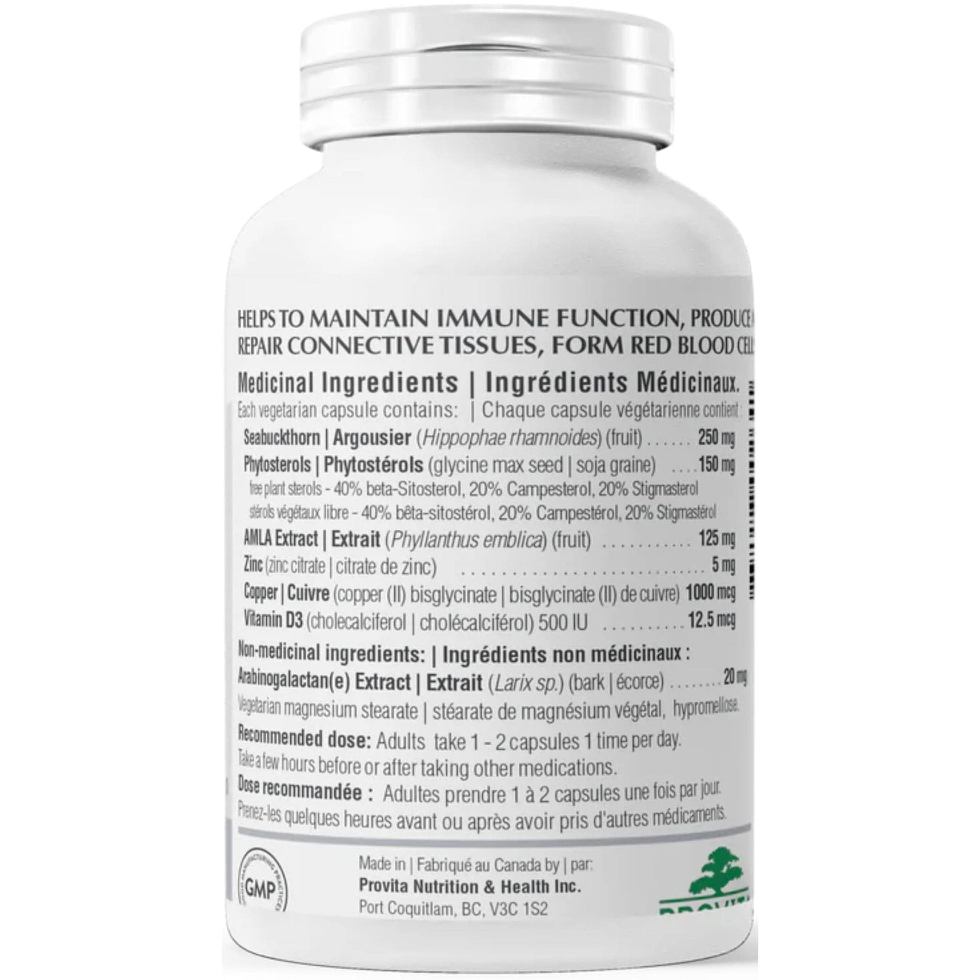 60 Vegetable Capsules | Provita Nutrition Immune Ultra 