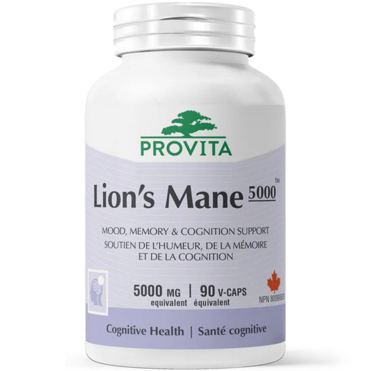 90 Vegetable Capsules | Provita Nutrition Lion's Mane 5000 mg
