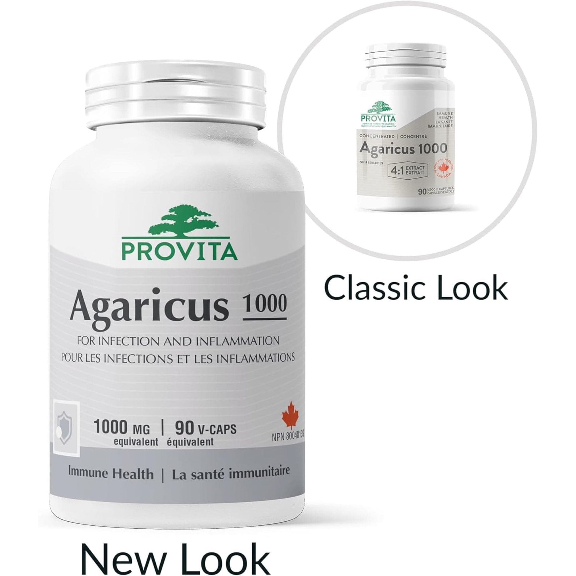 90 Vegetable Capsules | Provita Nutrition Agaricus 1000 mg