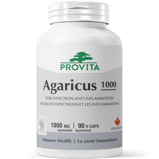 90 Vegetable Capsules | Provita Nutrition Agaricus 1000 mg