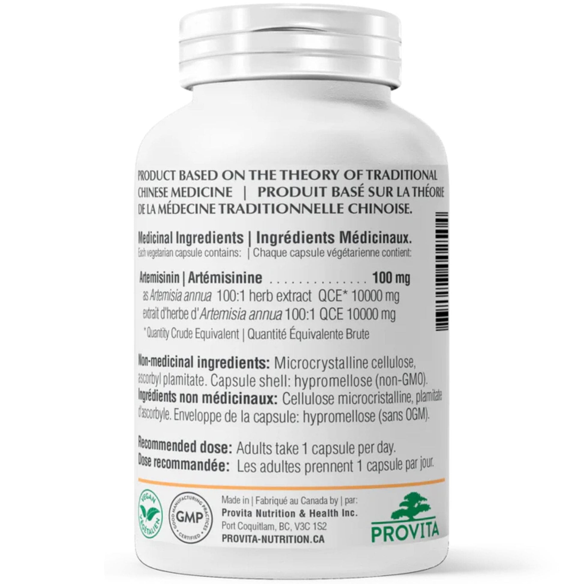 30 Vegetable Capsules | Provita Nutrition Artemisinin Forte 100 mg