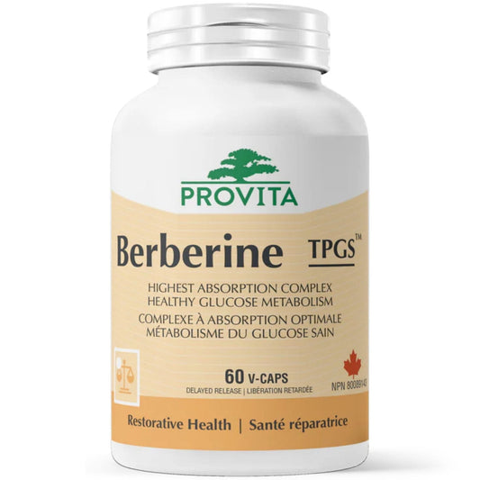 60 Vegetable Capsules | Provita Nutrition Berberine TPGS