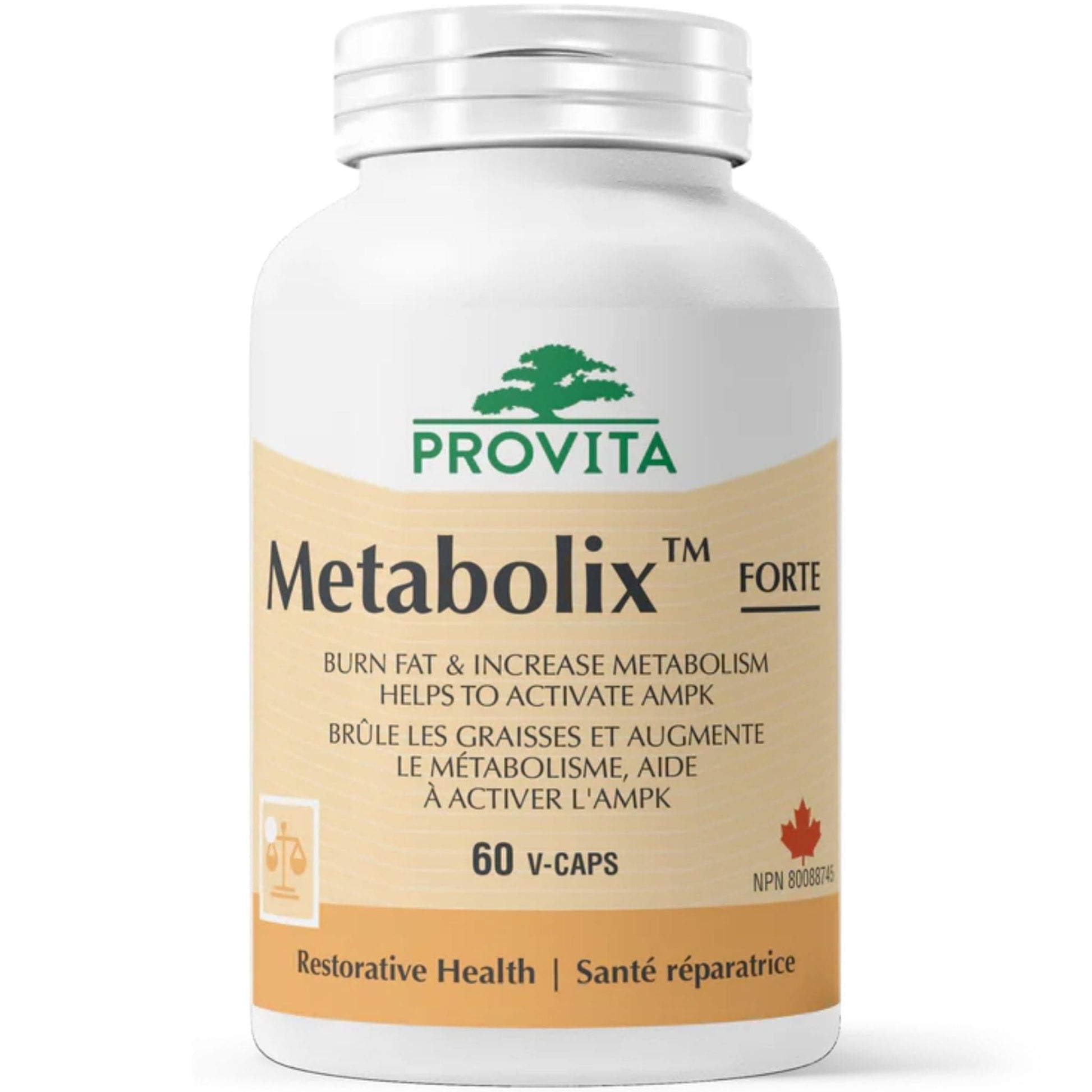 60 Vegetable Capsules | Provita Metabolix Forte
