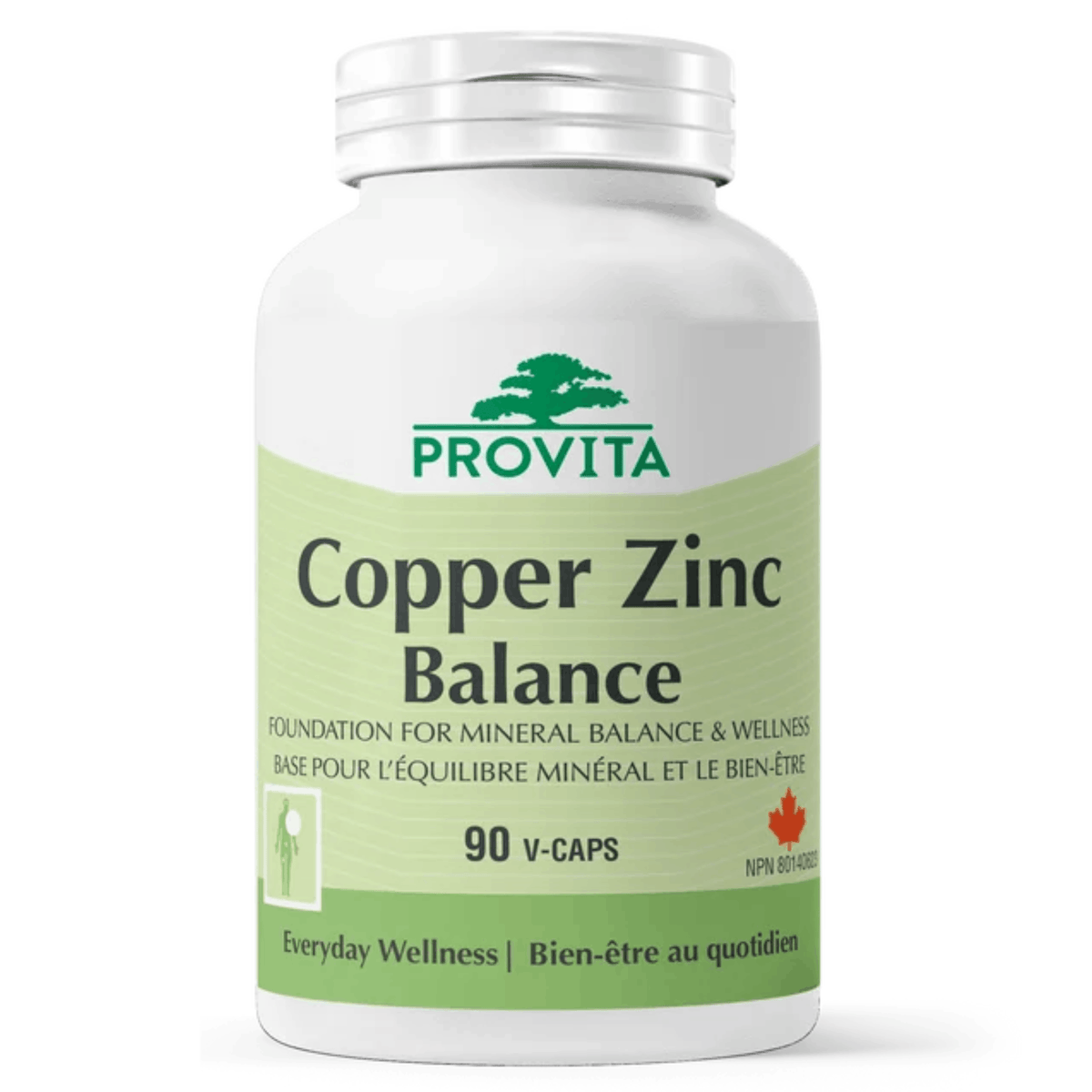 90 Vegetable Capsules | Provita Copper Zinc Balance
