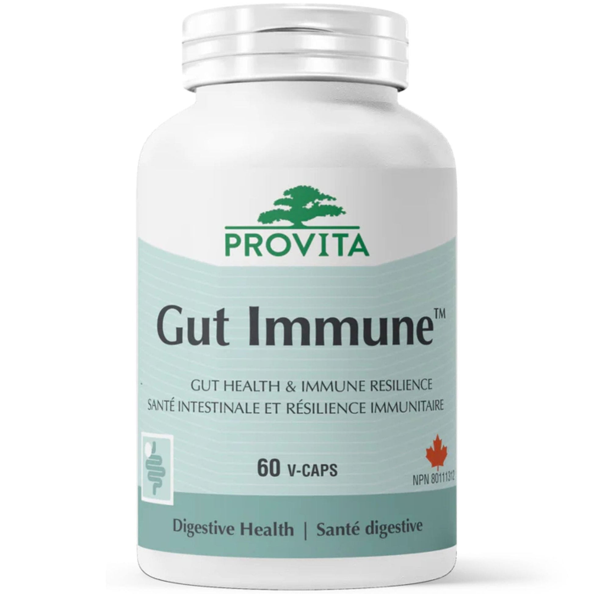 60 Vegetable Capsules | Provita Gut Immune