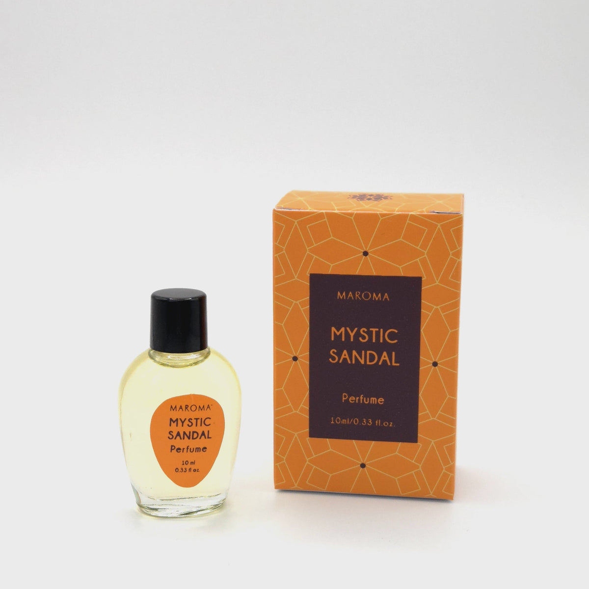 Maroma Perfume Oil, Alcohol-Free, 10 Scents, 10ml - Mystic Sandal