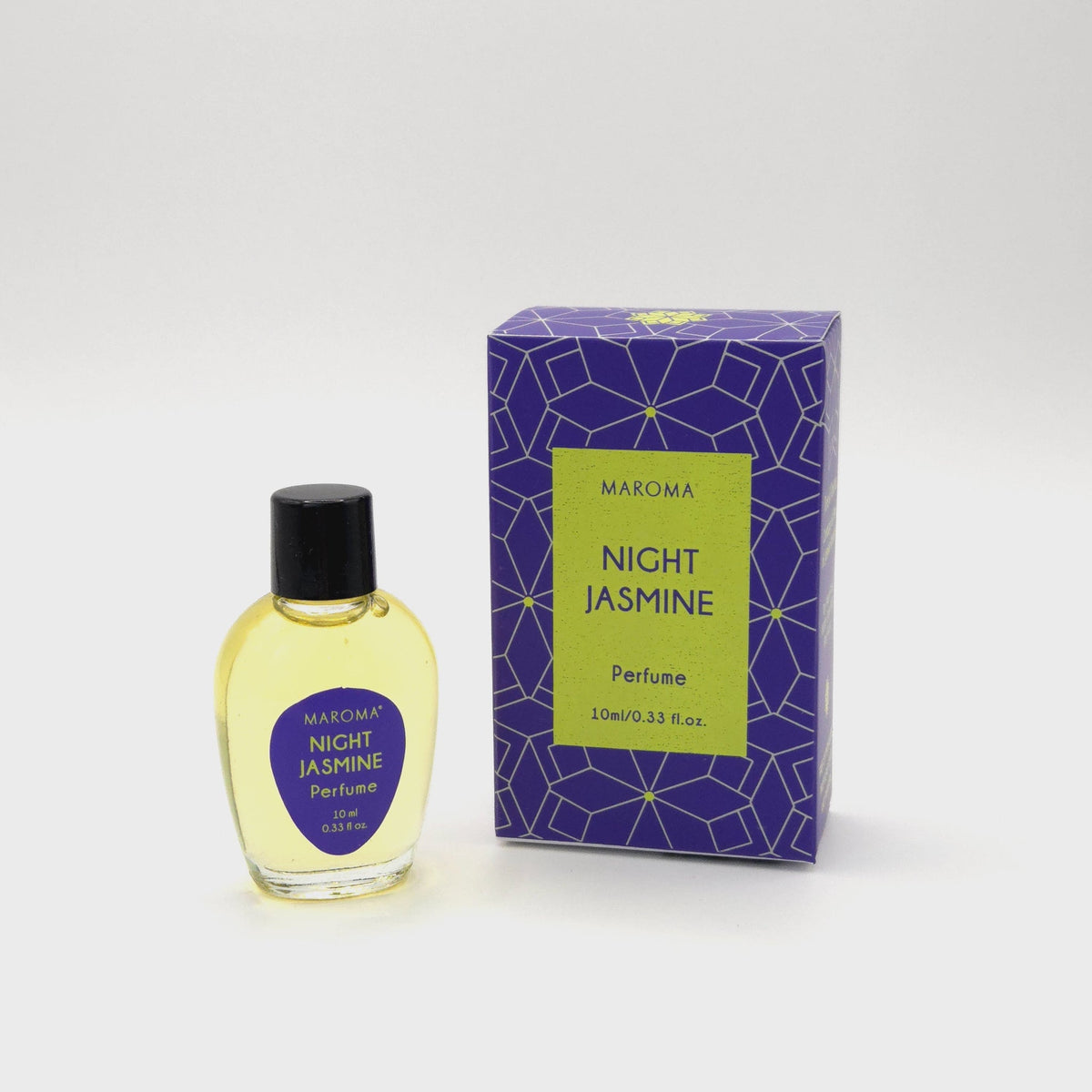 Maroma Perfume Oil, Alcohol-Free, 10 Scents, 10ml - Night Jasmine
