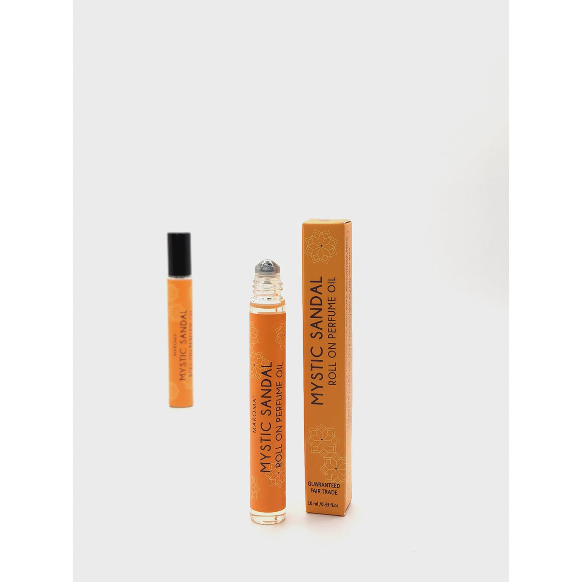 Maroma Roll-On Perfume Oil, Alcohol-Free, 8 Scents, 10ml - Mystic Sandal