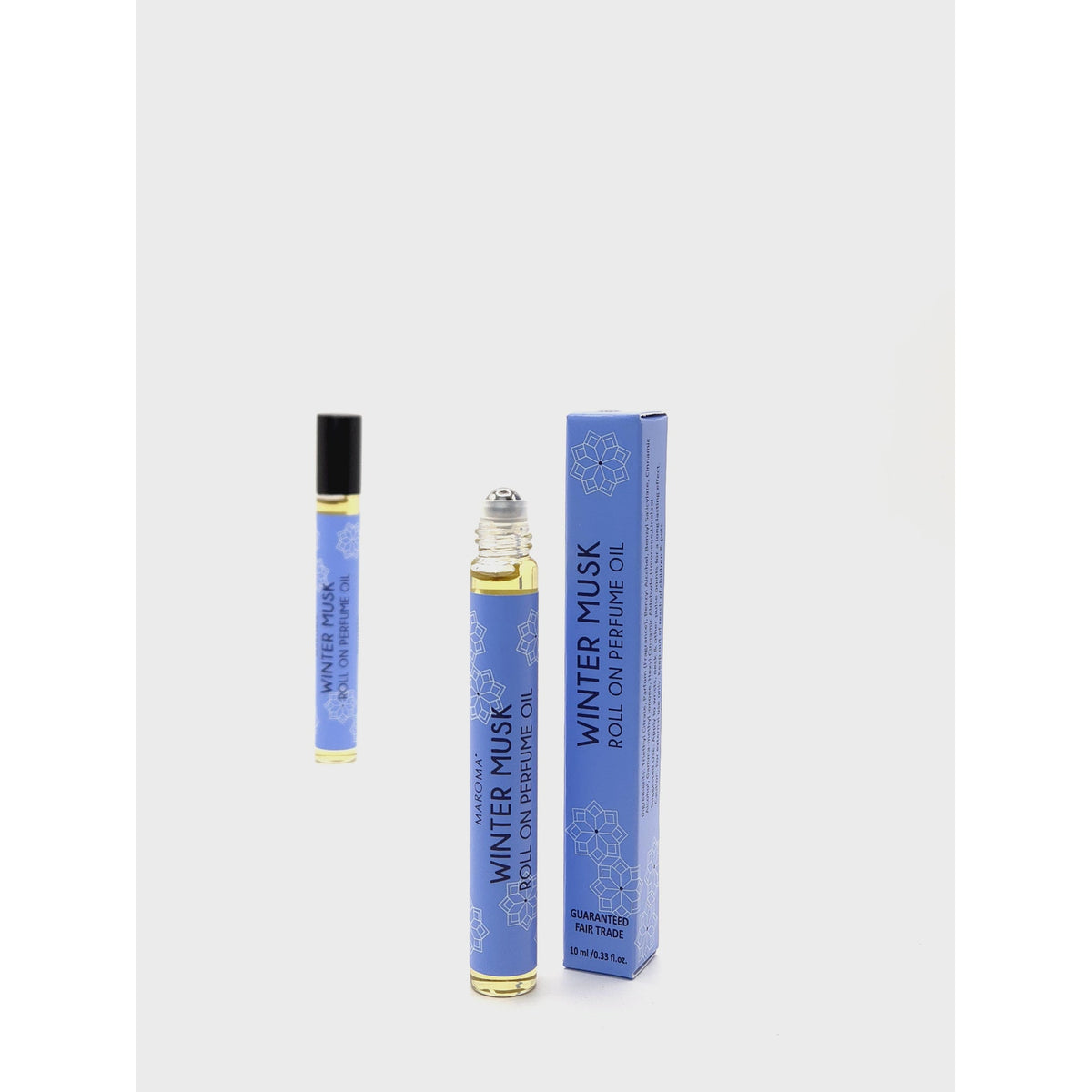 Maroma Roll-On Perfume Oil, Alcohol-Free, 8 Scents, 10ml - Winter Musk